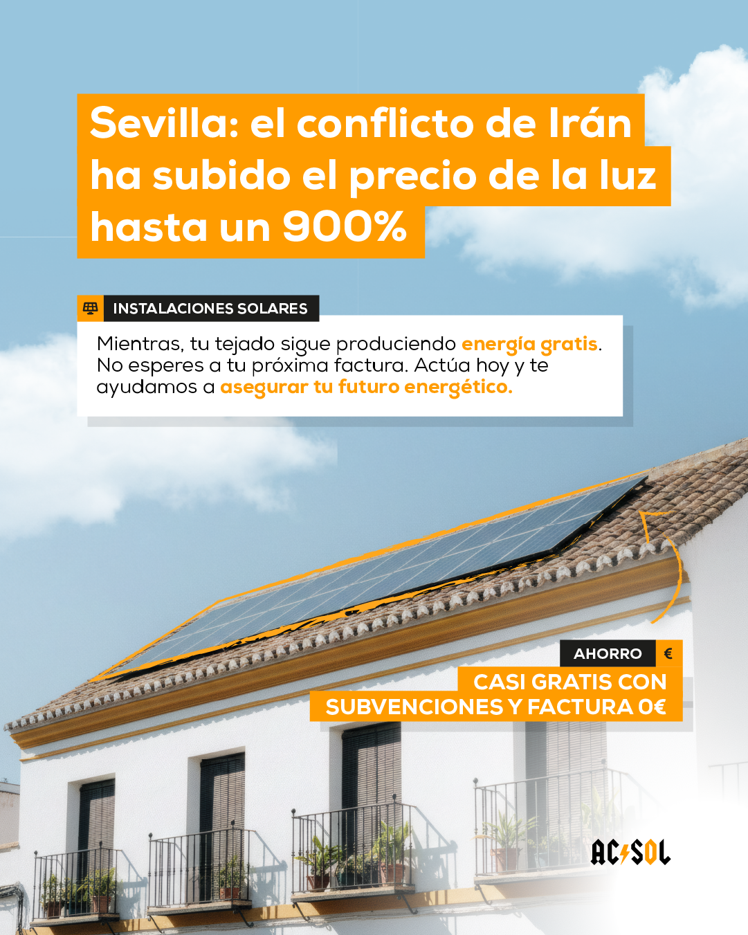 Frente a la subida de precios de la guerra: placas solares y baterías.